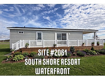 SITE #2061- WATERFRONT-SOUTH SHORE RESORT-38' X 12'-2027 NORTHLANDER REFLECTION, 2 BED SITE #2061- WATERFRONT-SOUTH SHORE RESORT-38' X 12'-2027 NORTHLANDER REFLECTION, 2 BED